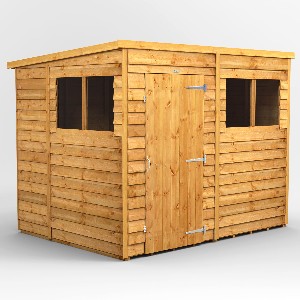 Power Overlap Pent Shed 8x6