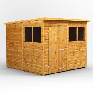 Power Pent Shed 8x8