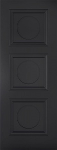 Internal Primed Black Antwerp 3 Panel