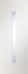 Internal Pre-Finished White Potenza Glazed Door (78'' x 30'')