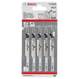 Bosch Jigsaw Blades T101B Clean Cut for Wood