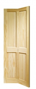 Internal Clear Pine Victorian 4 Panel Bi-fold Door