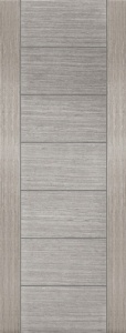 Internal Pre-Finished Light Grey Oak Corsica Door