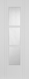 Internal Primed White Capri 3 Light Glazed Door