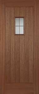 External Hardwood Hillingdon Lead Light Door