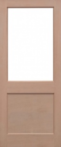 External 2XG Unglazed Hemlock Door