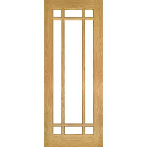 Internal Oak Kerry Clear Bevelled Glazed Door