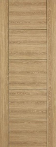 Internal Laminate Oak Vancouver 5 Panel Solid Door