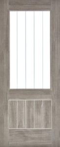 Internal Light Grey Laminate Mexicano Glazed Door