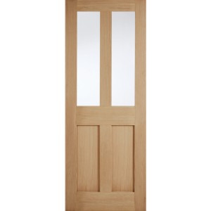 Internal Oak London Glazed Door