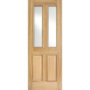 Internal Oak Richmond Glazed Door with Raised Mouldings
