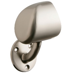 Rail in a Box Brushed Nickel End Cap Left Hand