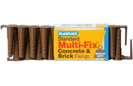 Plasplugs Standard Multi-Fix Wall Fixings (40)