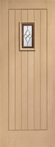 External Oak Cottage Chancery Onyx Door