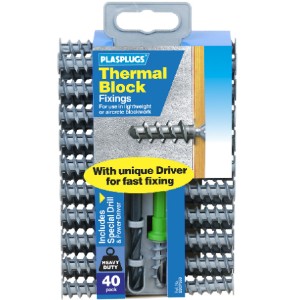 Plasplugs Thermal Block Fixings Heavy Duty (40)