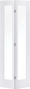 Internal White Primed Pattern 10 Clear Glazed Bi-Fold Door