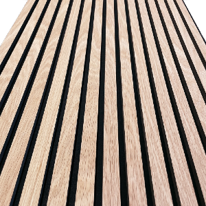 Acoustic Wooden Slat Panel - Natural Oak