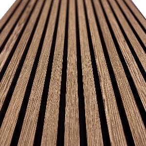 Acoustic Wooden Slat Panel - Walnut
