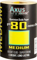 Aluminium Oxide Paper 80 grit (Medium) 5m Roll