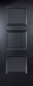 Internal Primed Plus Black Amsterdam Door