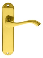 Andros Lever Door Handle on Various Backplates