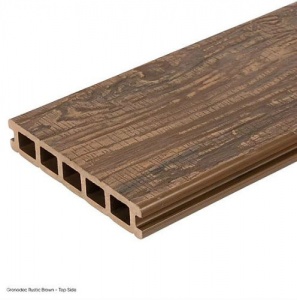 Gronodec Rustic Composite Decking Board 3.66m - Brown