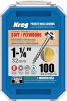 Kreg Zinc Coated Pocket Hole Screw 32mm (1 1/4'') Coarse Thread