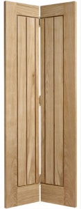 Internal Pre-Finished Bi-Fold Oak Mexicano Door