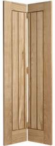 Internal Oak Mexicano Bi-Fold Door