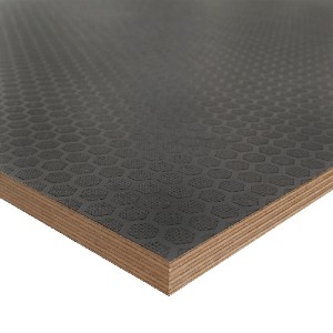 Anti-Slip Heksa/Smooth Phenolic Faced Plywood 8' x 4' (2440mm x 1220mm) Sheets
