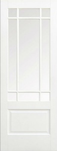Internal Primed White Downham Glazed Solid Door