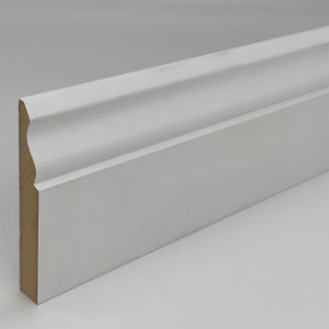 MDF Ogee Skirting Board - White Primed 4.4m x 169mm x 18mm