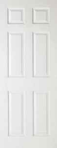 Internal White Moulded 6 Panel Door