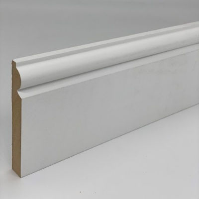 MDF Torus Skirting Board - White Primed 2.2m x 169mm x 18mm