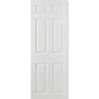 Internal Composite White Smooth 6 Panel Door - Atlantic Timber