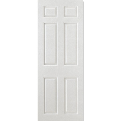 Internal White Moulded Smooth 6 Panel Door