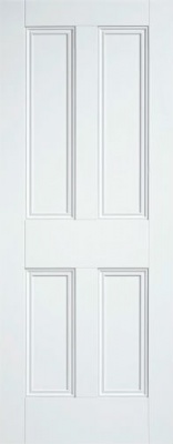 Internal Primed White Nostalgia 4 Panel Solid Door